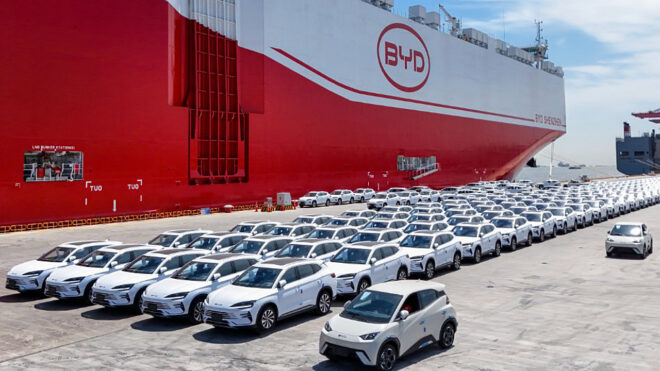 BYD, kendi gemisiyle Brezilya’ya 7 binden fazla sıfır araç götürüyor