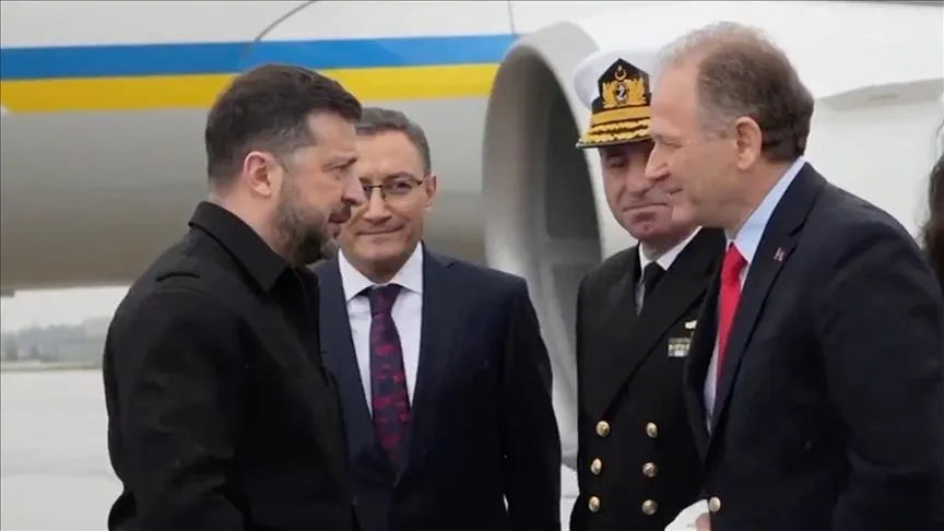 Ukrayna Devlet Başkanı Zelenskiy, kapsamlı görüşmeler yapmak için İstanbul'da