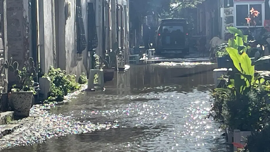 Foça sokakları Venedik'e döndü
