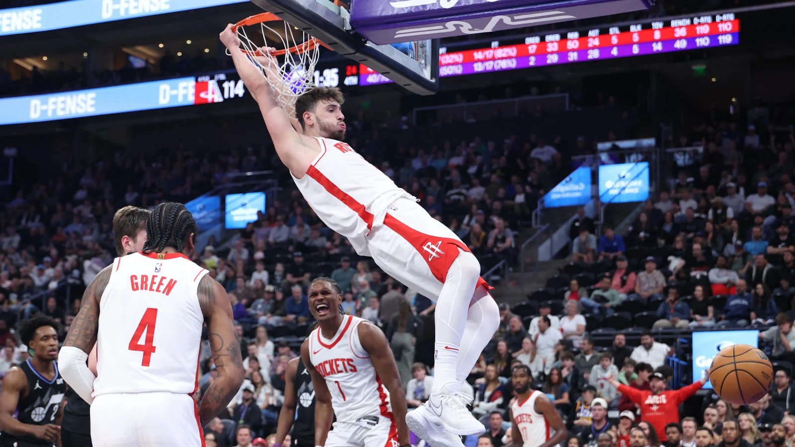 Alperen Şengün, Utah Jazz'a acımadı: 33 Sayı!