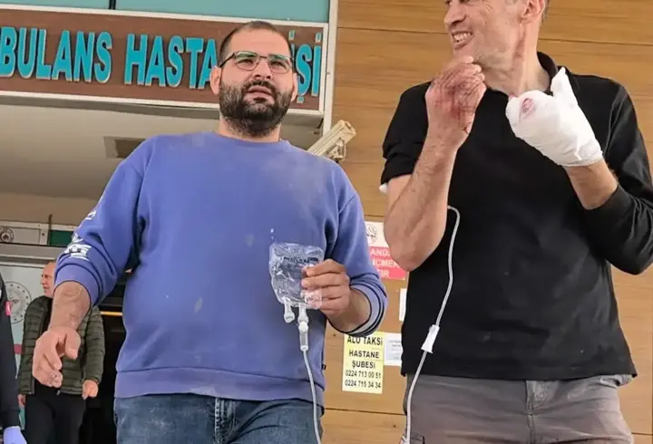 Elini makineye kaptıran atölye sahibinin 2 parmağı koptu