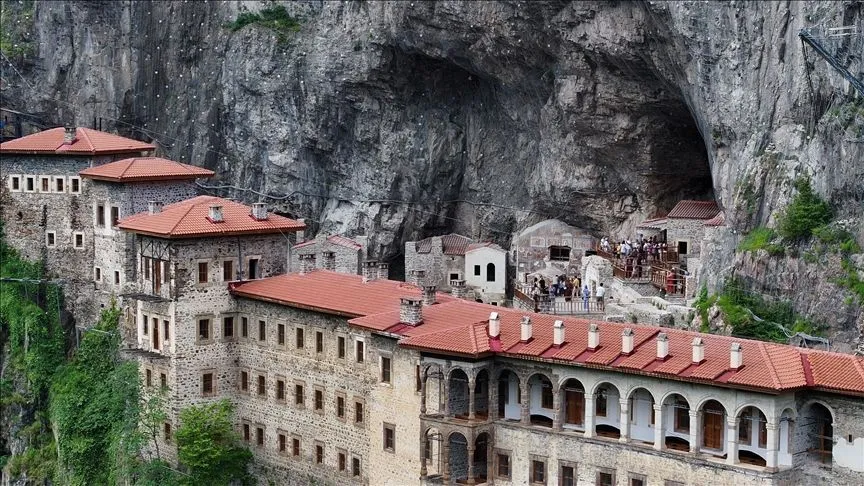 Sümela Manastırı yılın ilk yarısında 151 bin 315 ziyaretçiyi ağırladı