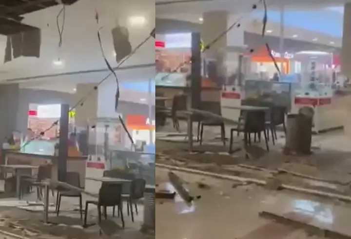 Beylikdüzü'nde AVM'nin tavanı çöktü: 1 kişi yaralandı