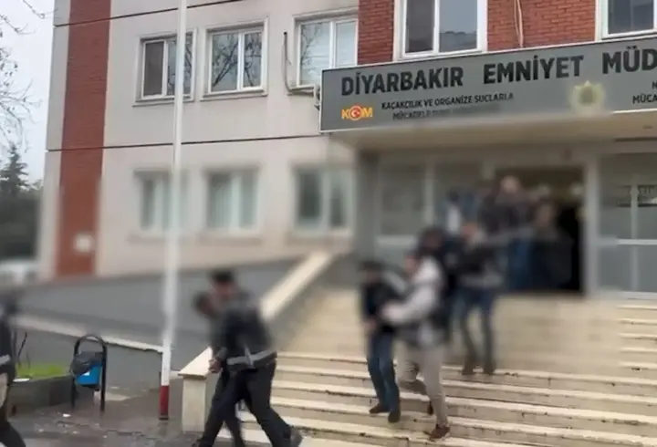 Diyarbakır’da suç örgütüne operasyon: 10 tutuklama