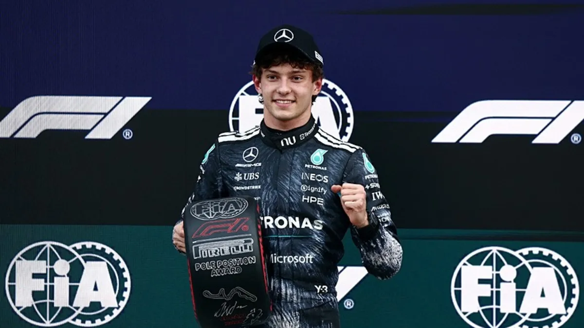 Formula 1 Japonya Grand Prix'sinde pole pozisyonu Kimi Antonelli'nin