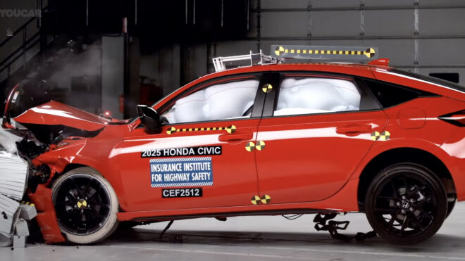 IIHS, yeni Honda Civic için kaza testi görüntüleri paylaştı [Video]