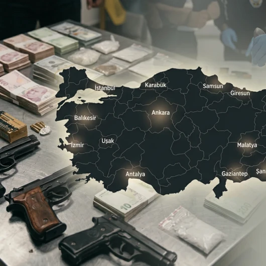 16 İlde 24 Organize Suç Operasyonu: 198 Şüpheli Yakalandı, 55 Tutuklama Var