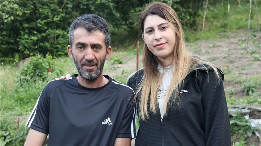 Karabüklü çift, özel izinle diktikleri salep orkidesinden 60 kilogram ürün elde etti