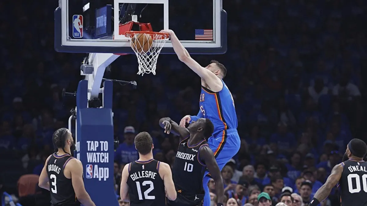 Thunder Suns'ı 35 sayı farkla yenerek seride 1-0 öne geçti
