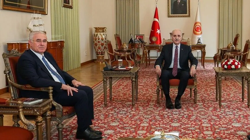 TBMM Başkanı Kurtulmuş, Kamu Başdenetçisi Akarca'yı kabul etti