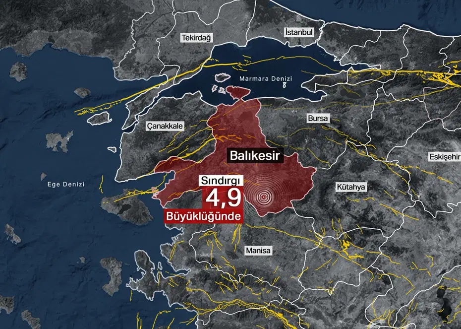 Balıkesir Sındırgı'da deprem! İstanbul ve İzmir'de de hissedildi