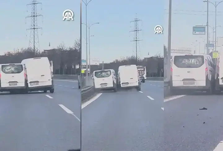 Akılalmaz görüntü! İstanbul trafiğinde bunu da gördük