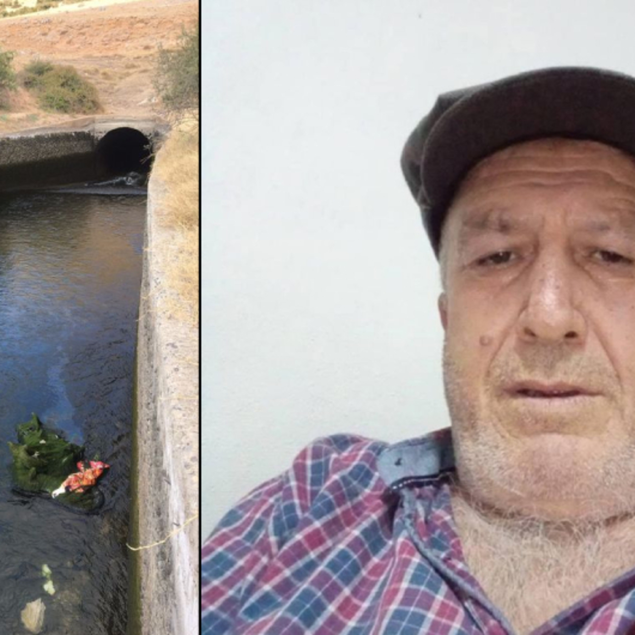 Motosikleti sulama kanalında bulundu