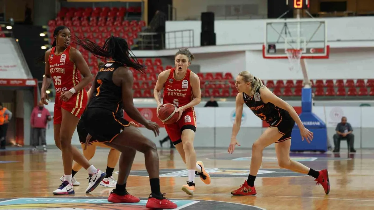 Melikgazi Kayseri Basketbol 12. kez kaybetti!