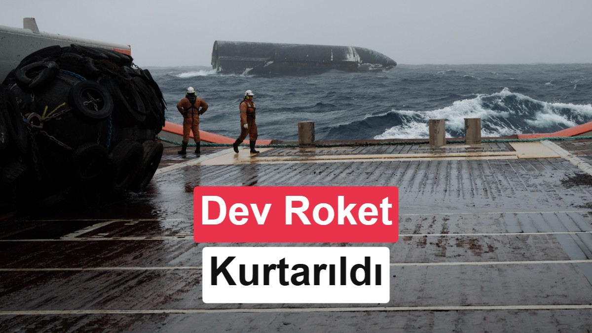 Elon Musk'ın okyanusa inen dev Starship roketi 24 günde kurtarıldı