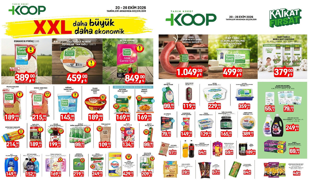 Tarım Kredi Koop Kat Kat Fırsat Kataloğu Yayınlandı! (Tarım Kredi Koop 20-26 Ekim)