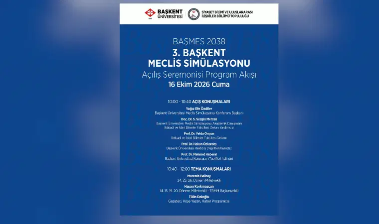 BaşMes’38, Üniversite Öğrencilerini Başkent Üniversitesi'nde Buluşturacak