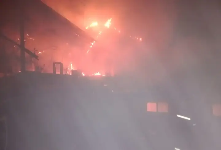 Mudurnu'da ev yangını