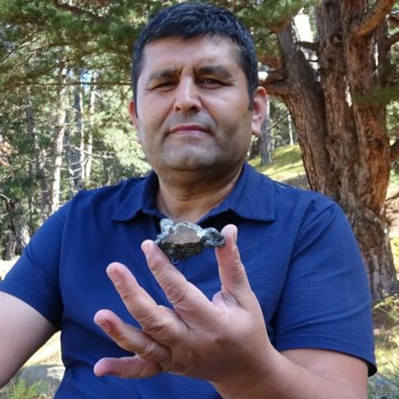 Mantar toplamaya çıktı göktaşı buldu!