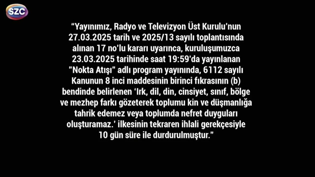 Sözcü TV kapandı mı, neden kapandı? Sözcü'de neden yayın yok?