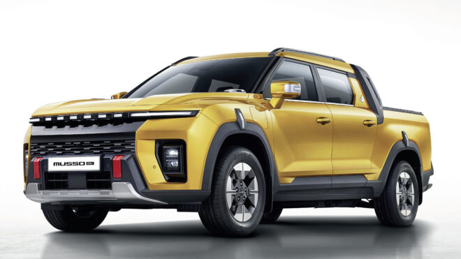Elektrikli pick-up modeli KGM MUSSO EV Türkiye’de satışa sunuldu
