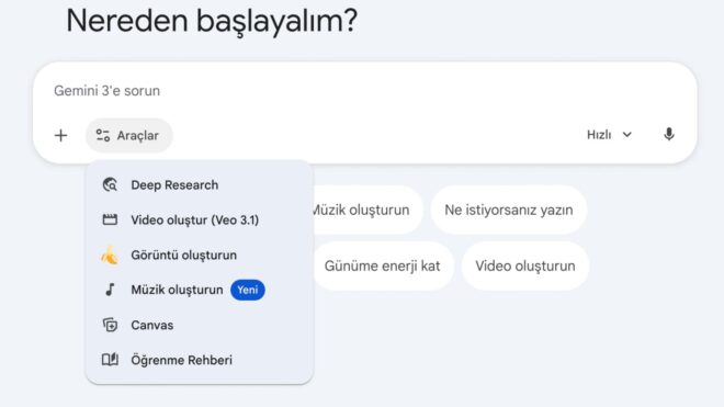 Google, Lyria 3 Pro ile müzik üretim süresini üç dakikaya çıkardı