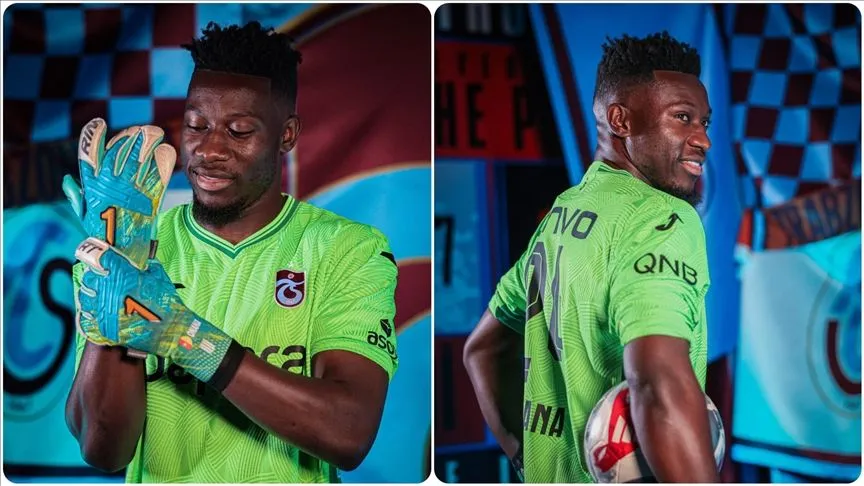 Trabzonspor, Andre Onana'yı bir yıl kiraladığını açıkladı