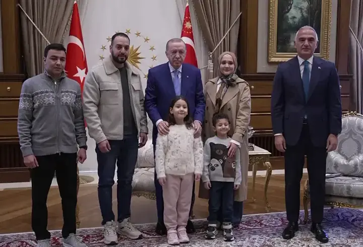 Erdoğan 6 yaşındaki Hind'in akrabalarını kabul etti
