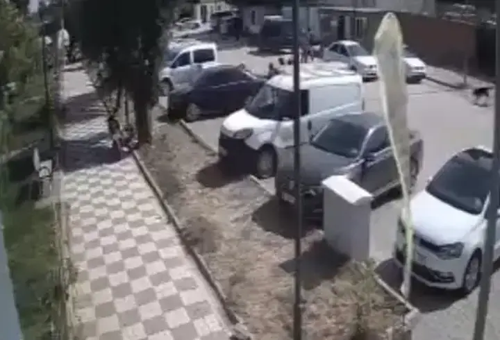 Sokak köpeklerinin çocuklara saldırdığı anlar kamerada