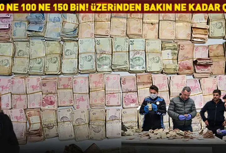 Dilencinin parası saymakla bitmedi: Ne 50 ne 100 ne 150 bin! Bakın ne kadar çıktı...