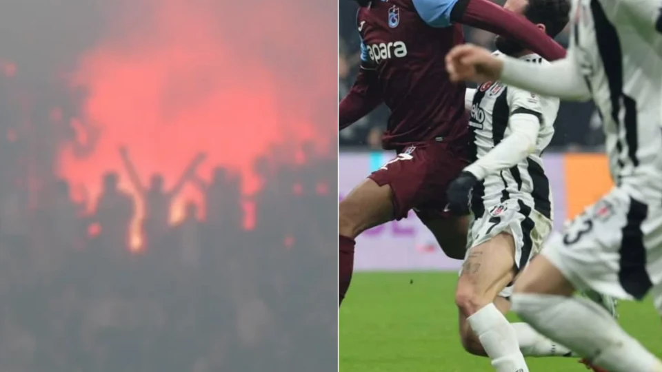 Trabzonspor-Beşiktaş Maçında Meşale Attı: Adli Tahkikat Başlatıldı