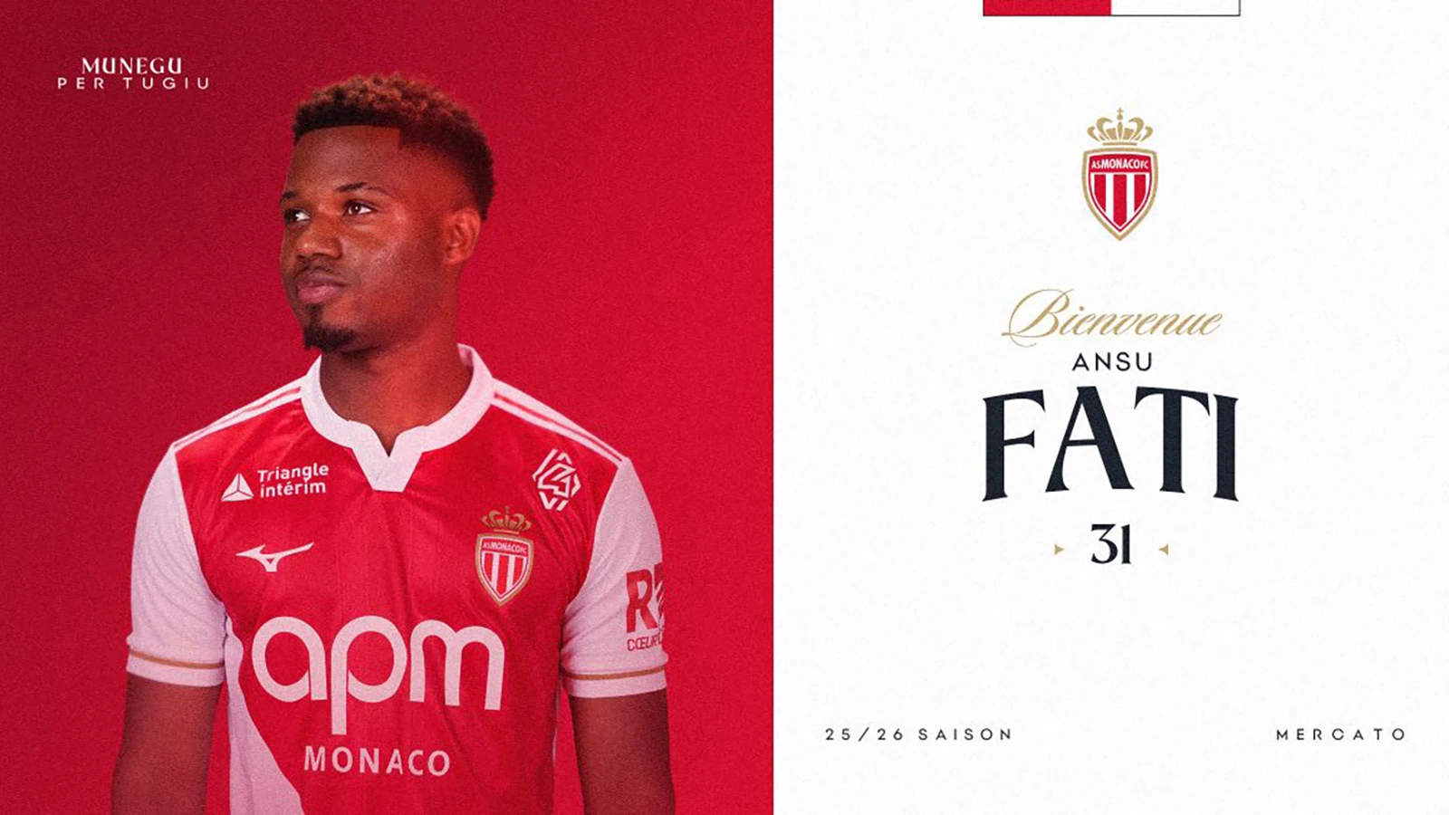 Monaco, Barcelona'dan Ansu Fati'yi kadrosuna kattı