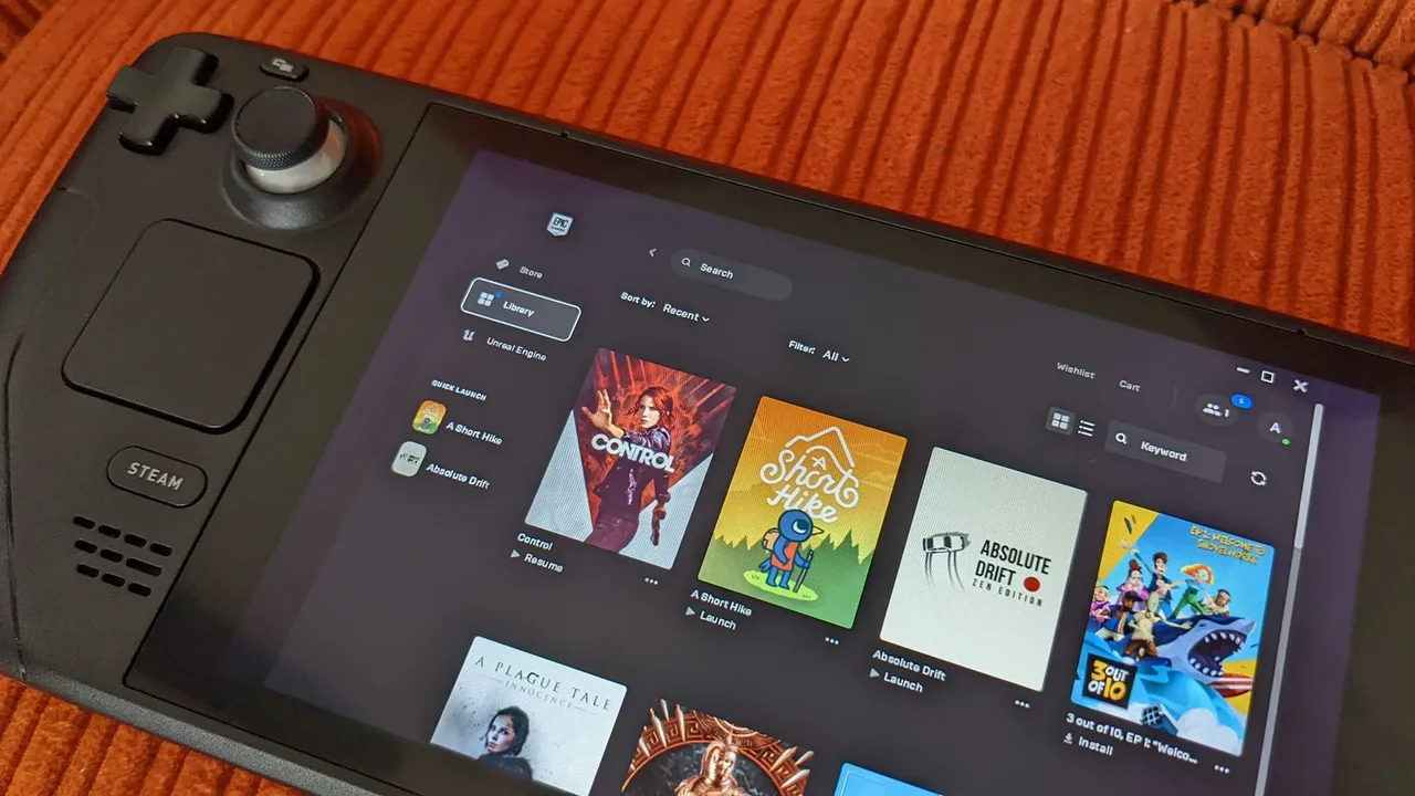 Yeni Epic Games Başlatıcısı Yapay Zeka ile Yenilendi
