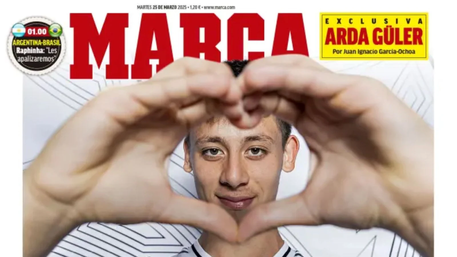 Marca'dan tam sayfa Arda Güler manşeti: Madrid'de ev aldım, başarılı olacağıma eminim