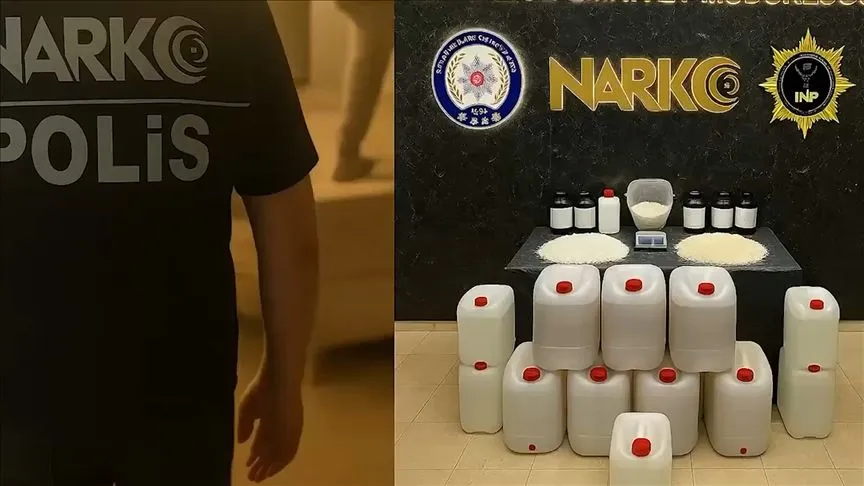 İstanbul'da uyuşturucu operasyonunda 218 kilogram metamfetamin ele geçirildi