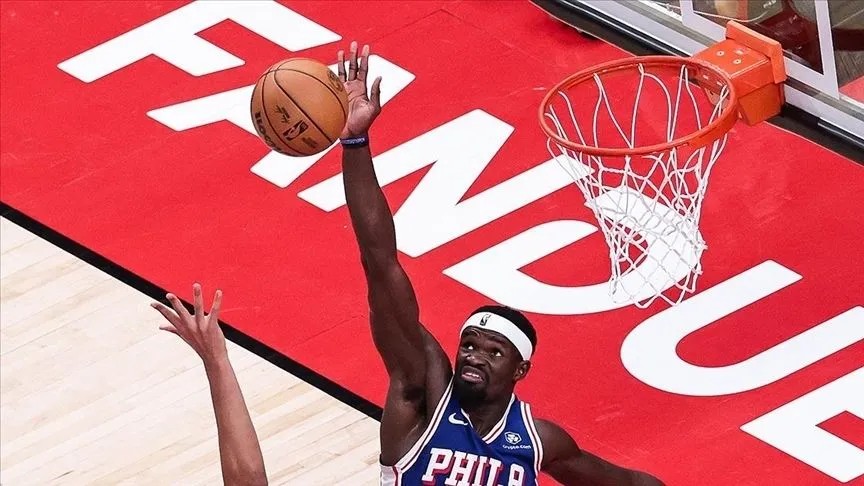 NBA'de 76ers, Adem Bona'nın "double-double"a yaklaştığı maçta Nets'i yendi