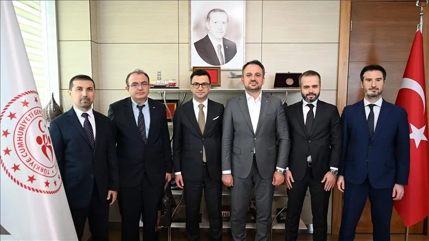 AA Genel Müdür Yardımcısı Peru, GSB Bakan Yardımcısı Eminoğlu'nu ziyaret etti