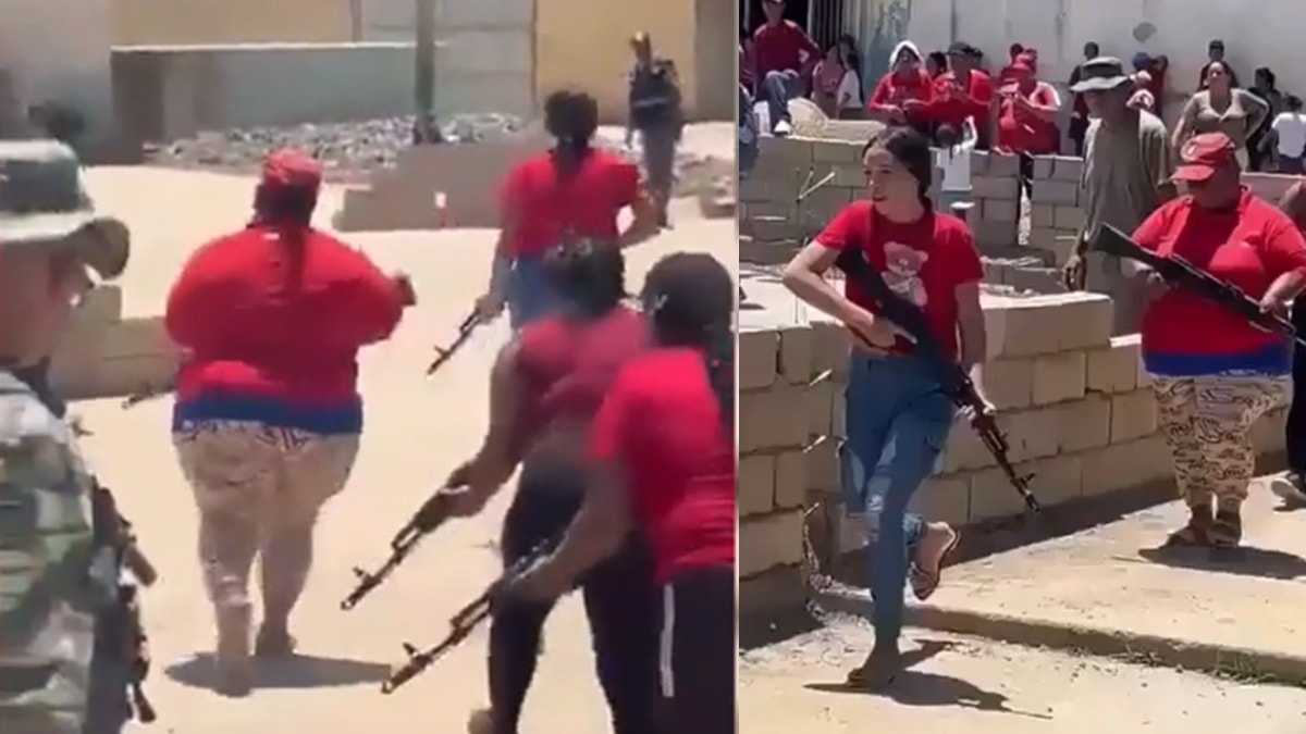 Ülke savaş alarmına geçti, kadınlar da askeri eğitime alındı