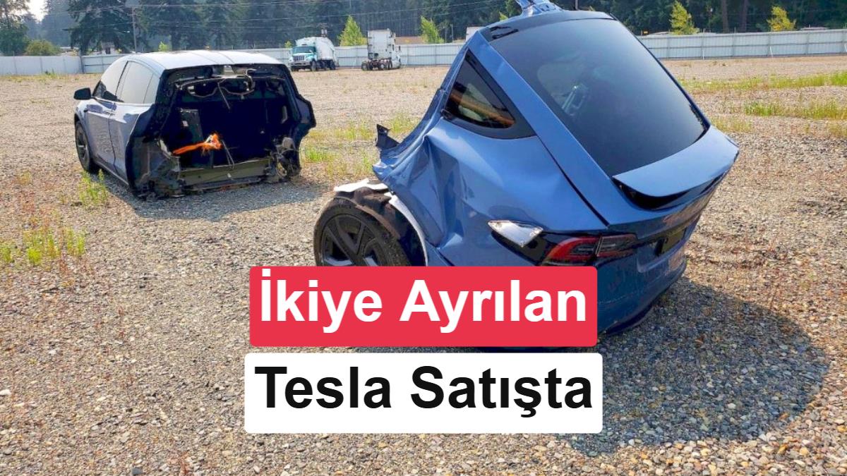 Kazada ikiye ayrılan Tesla satışa çıktı: Kim, neden alır?