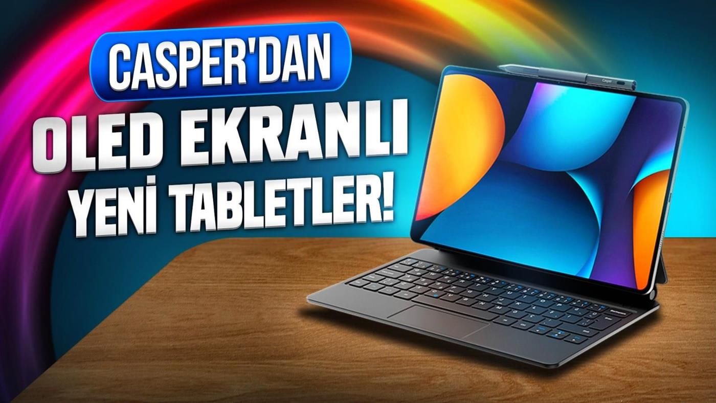 Oled Ekranlı, hafif, klavye ve kalemli tabletler: Casper Pad H10 Pen ve H10 Pro!