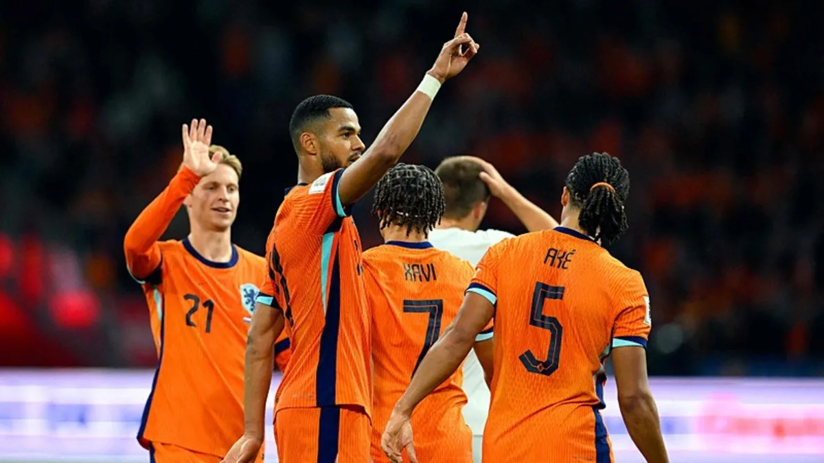 Hollanda 4-0 Finlandiya (MAÇ SONUCU ÖZET)