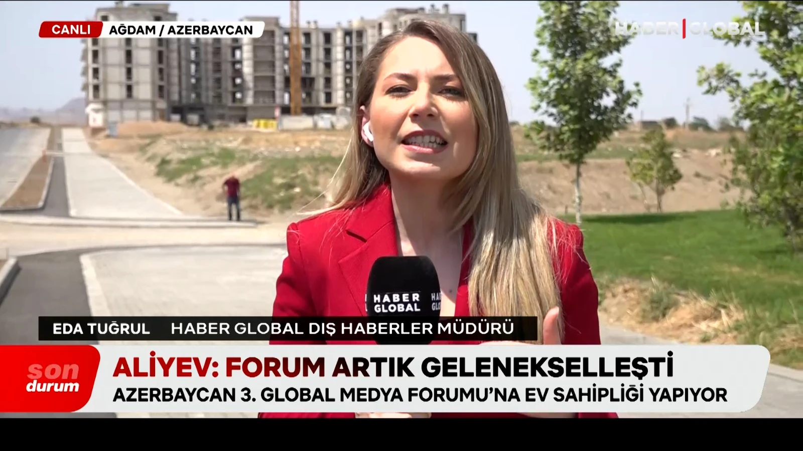 Uluslararası basın temsilcileri Ağdam'daki yeni gerçekliğe tanıklık etti