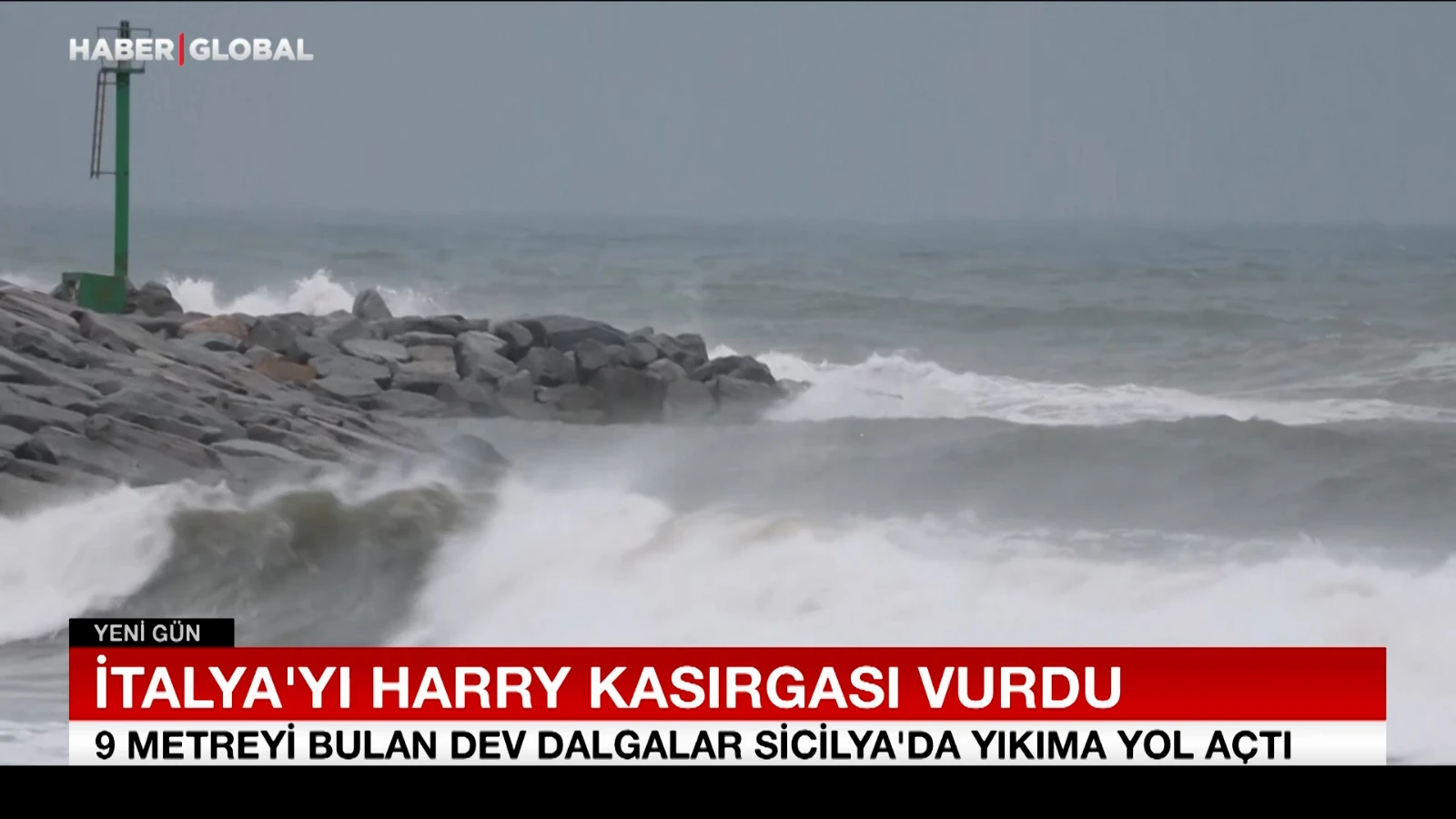 İtalya’yı Harry kasırgası vurdu!