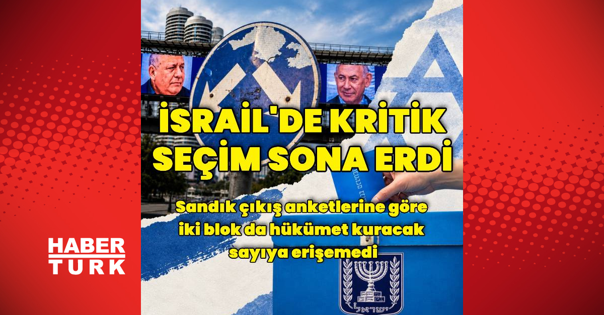 Son Dakika: İsrail'de Kritik Seçim Sona Erdi - Dünya Haberleri - Habertürk
