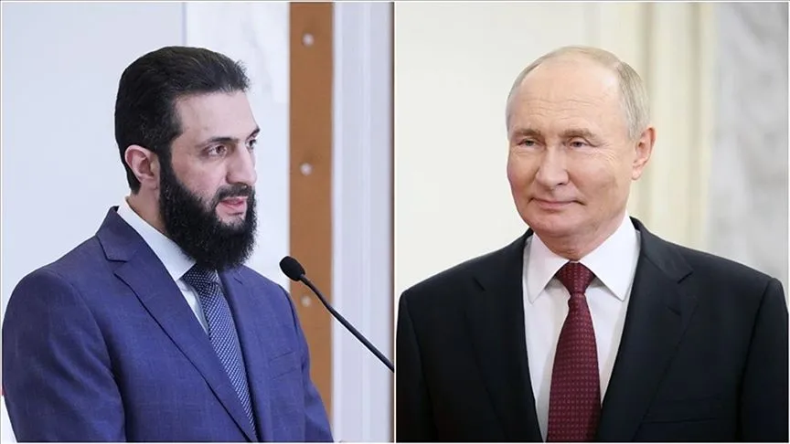 Şara, Moskova'da Putin ile Suriye’deki askeri tesislerin yeniden yapılandırılmasını görüşecek