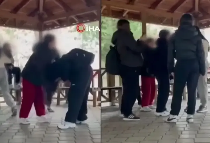 Liseli kızlardan dayak dehşeti! Akran zorbalığına 4 tutuklama