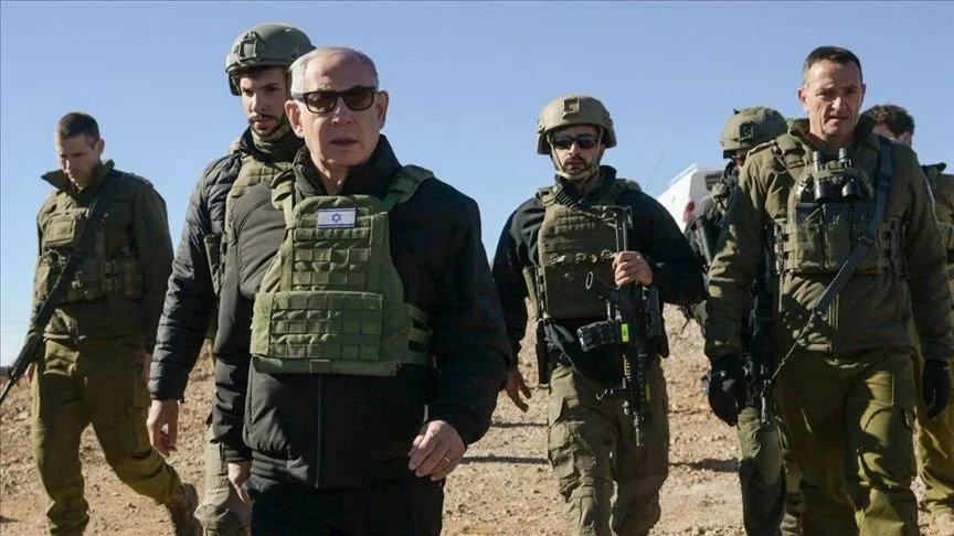 Netanyahu, Suriye'de işgal ettikleri tampon bölgeye gitti