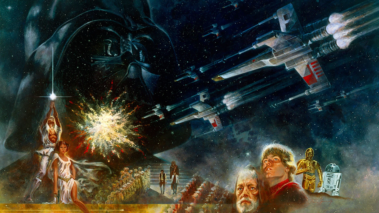 "Star Wars"ı dünyaya tanıtan ilk afiş yaklaşık 3,9 milyon dolara satıldı