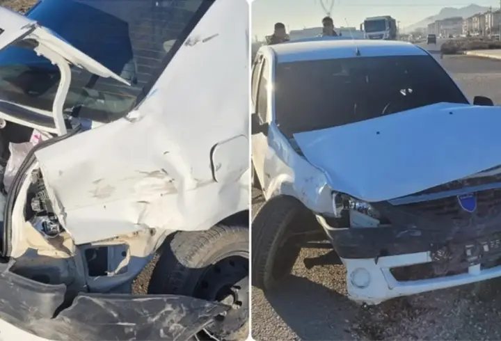 Afyonkarahisar'da servis minibüsü ile otomobil çarpıştı: 16 kişi yaralı
