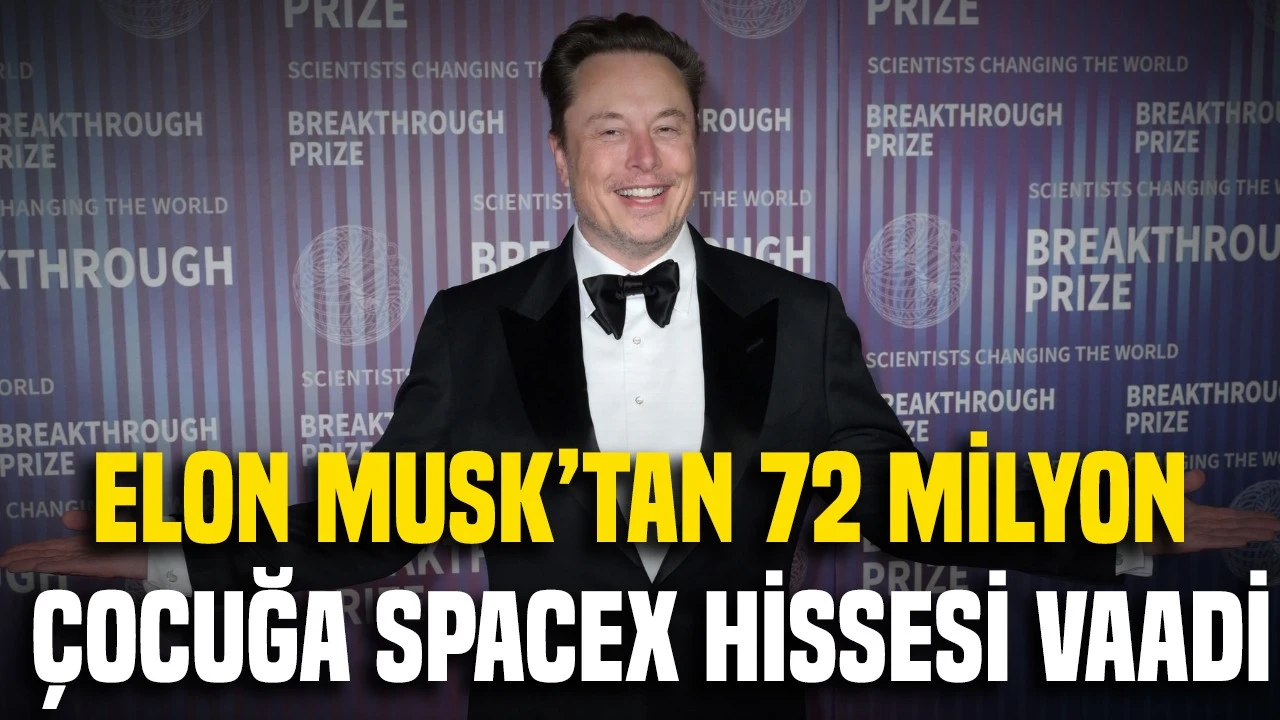 Elon Musk'tan 72 Milyon Çocuğa SpaceX Hissesi Vaadi